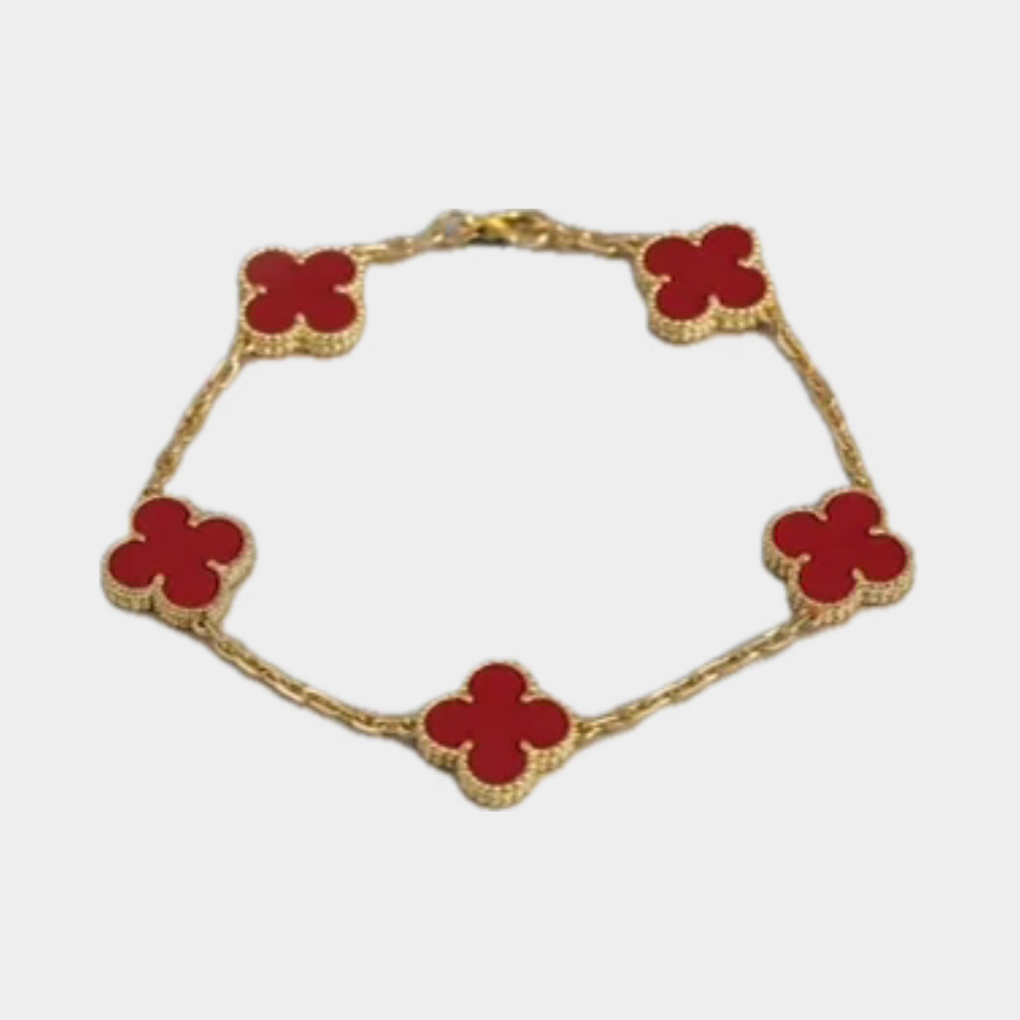 Brazalete Van Cleef & Arpels rojo