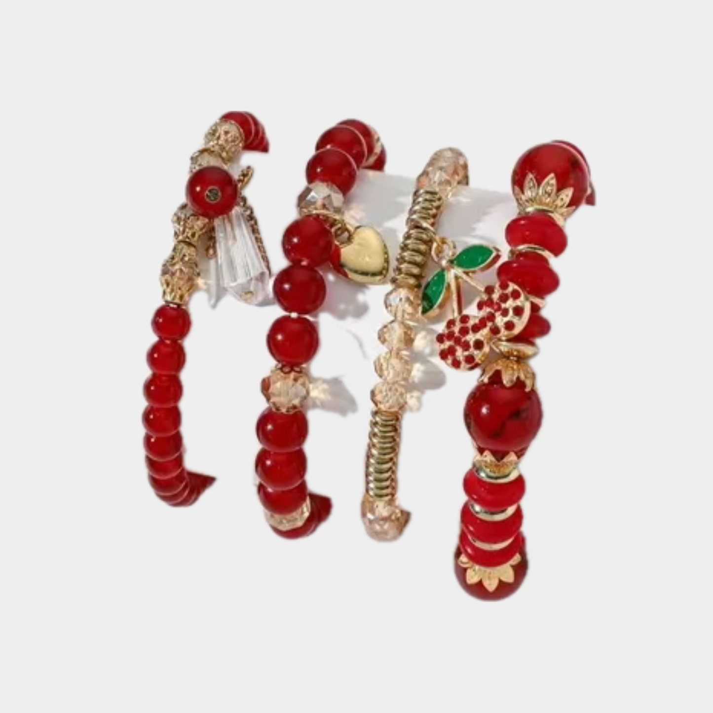 Set brazalete SOLEYVA cherry