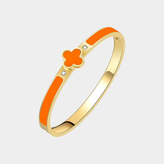 Brazalete VC un trébol naranja