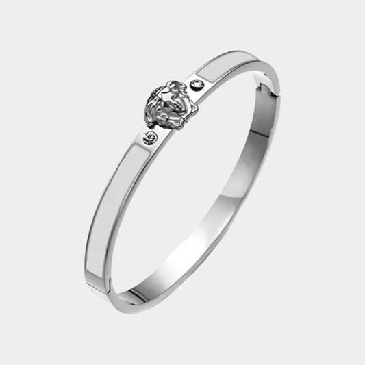 Brazalete Versace plateado