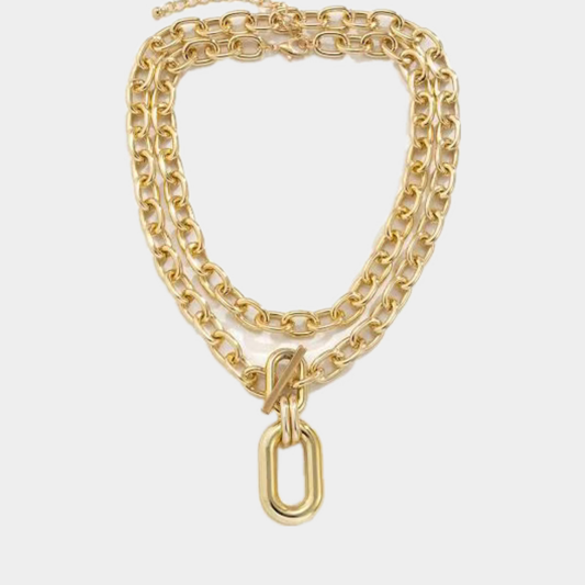 Collar Eslabón dorado